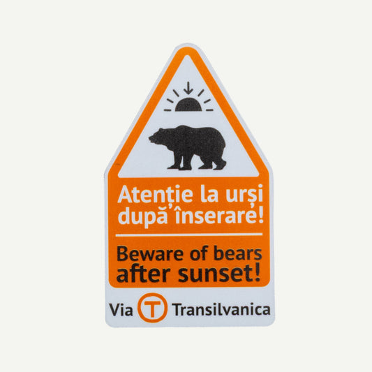 Magnet "Beware of bears after sunset"