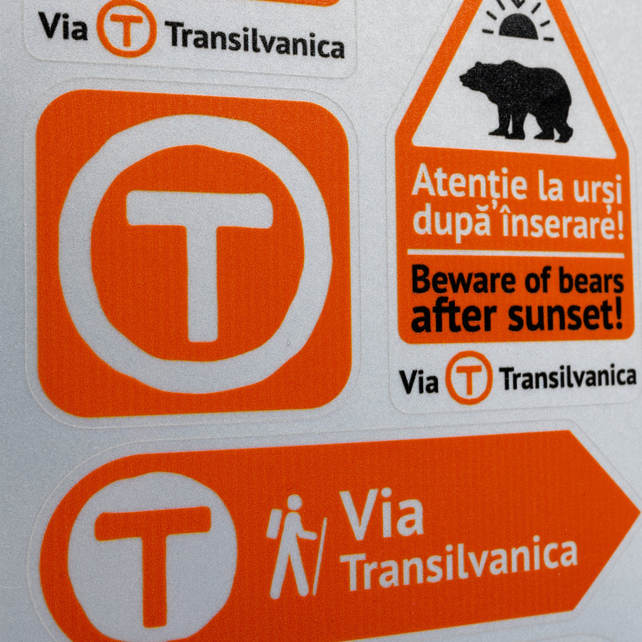 Set autocolante Via Transilvanica